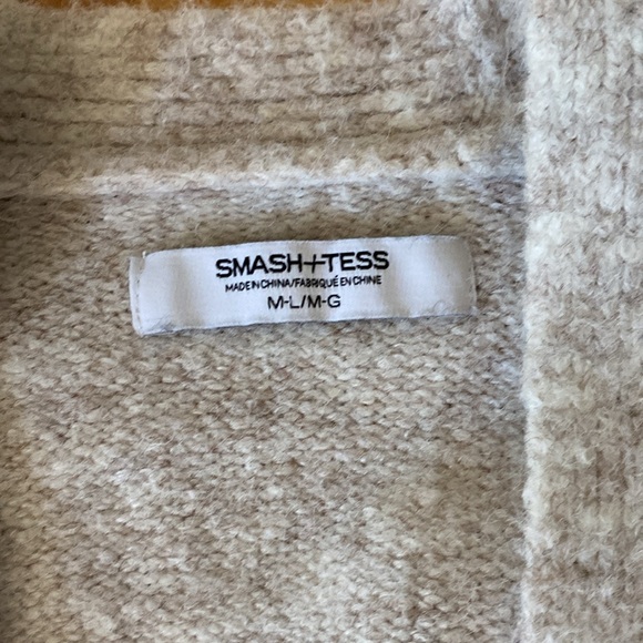 Smash+Tess oatmeal sweater coat - Picture 2 of 3